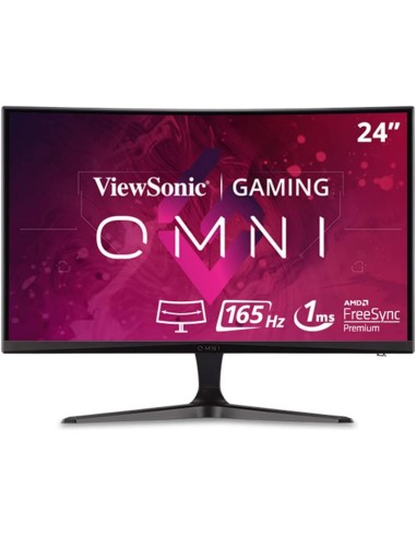 MONITOR VIEWSONIC 24 CURVO LED FHD HDMI DP 165Hz 3YR GARANTIA