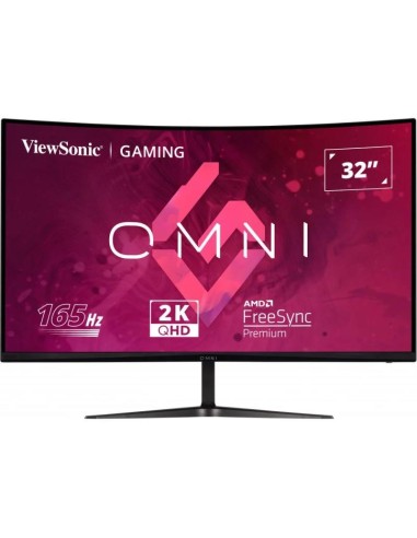 MONITOR GAMING VIEWSONIC 32? 165HZ QHD CURVO MULTIM ERGO HDMI DP 3YR GAR