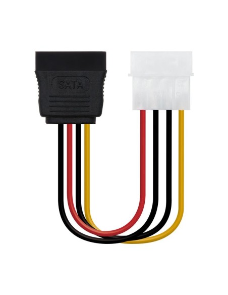 CABLE ALIMENTACION NANOCABLE MOLEX 4PIN - SATA 16CM