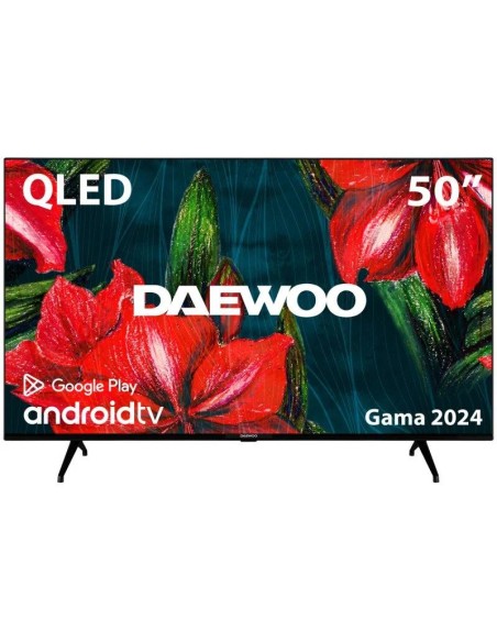 TELEVISOR DAEWOO 50 QLED 4K UHD USB SMART TV ANDROID WIFI BLUETOOTH DOLBY