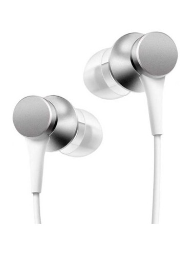 AURICULARES + MICROFONO XIAOMI MI IN EAR BASIC JACK 3.5 SILVER