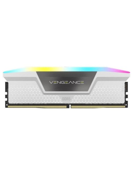 MEMORIA RAM 32GB (2X16GB) CORSAIR DDR5 6000MHZ VENGEANCE RGB WHITE