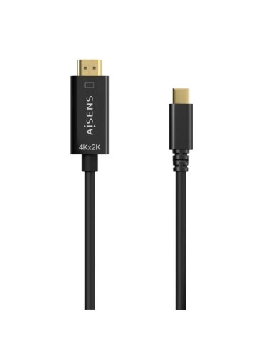 CABLE CONVERSOR AISENS 4K USB-C/M A HDMI/M 1.8M BLACK