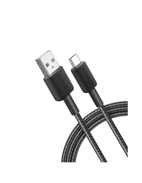 CABLE ANKER 322 USB-A TO USB-C TRENZADO 1.8M 45W BLACK