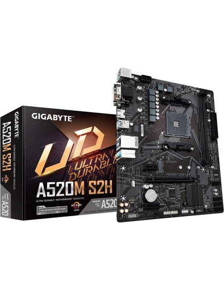 PLACA BASE GIGABYTE GA-A520M-S2H AMD VGA + DVI + HDMI