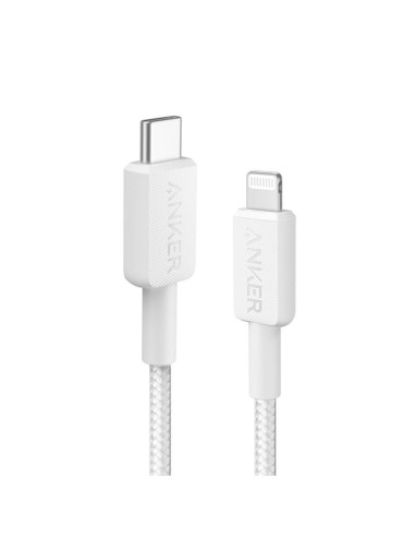 CABLE ANKER 322 USB-C TO LIGHTNING 1.8M WHITE