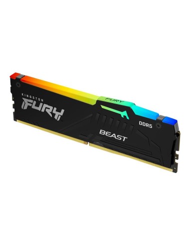 MEMORIA RAM KINGSTON 8GB DDR5 5200MHZ RGB BLACK