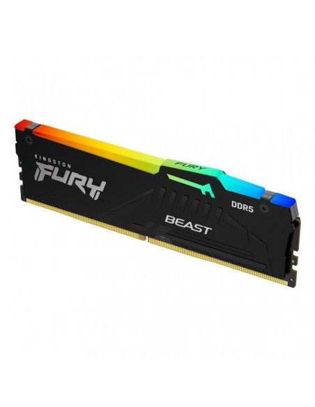 MEMORIA RAM KINGSTON 8GB DDR5 4800MHZ RGB BLACK