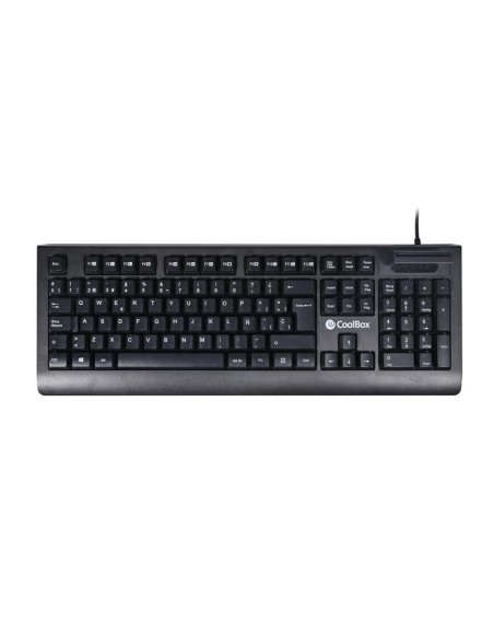 TECLADO + LECTOR CHIP DNI 4.0 COOLBOX USB BLACK