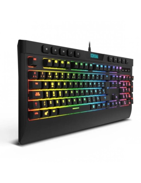 TECLADO + RATON GAMING KROM KALYOS USB RGB RETROILUMINADO MEMBRANA BLACK