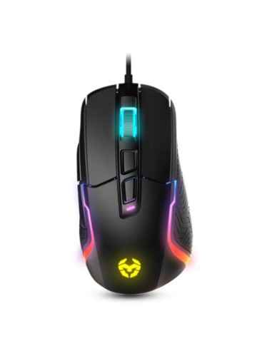 RATON KROM GAMING KICK RGB USB 1200DPI 7 BOTONES BLACK