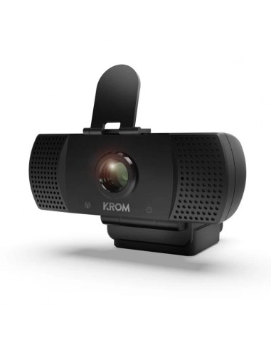 WEBCAM KROM KAM FULL HD USB BLACK + TRIPODE