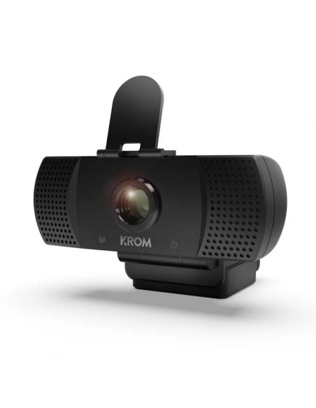 WEBCAM KROM KAM FULL HD USB BLACK + TRIPODE