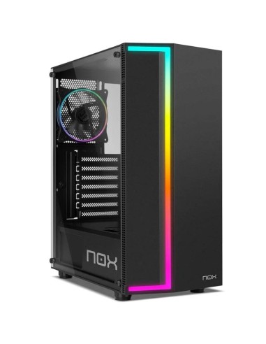 CAJA ORDENADOR GAMING NOX HUMMER INFINITY GAMA RAINBOW ATX RGB BLACK