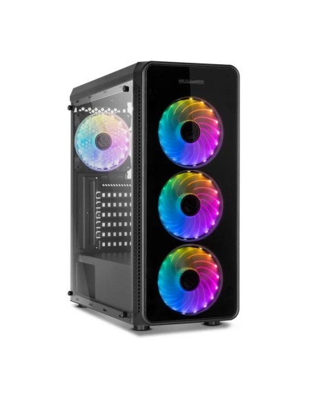 CAJA ORDENADOR GAMING NOX HUMMER TGX RAINBOW ATX RGB BLACK