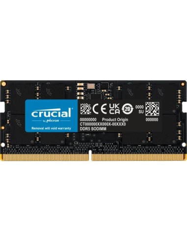 MEMORIA SODIMM 16GB CRUCIAL DDR5 5600MHZ