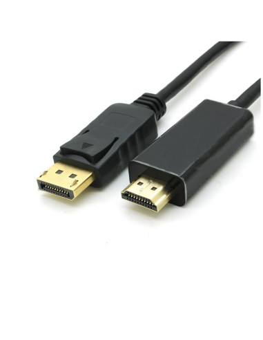 CABLE CONVERSOR ONEWAY DISPLAYPORT MACHO A HDMI MACHO 1.8M DP/HDMI BLACK