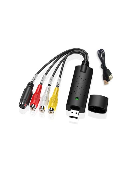 GRABADOR DE VIDEO CAPTURADORA USB ONEWAY USB 2.0 BLACK