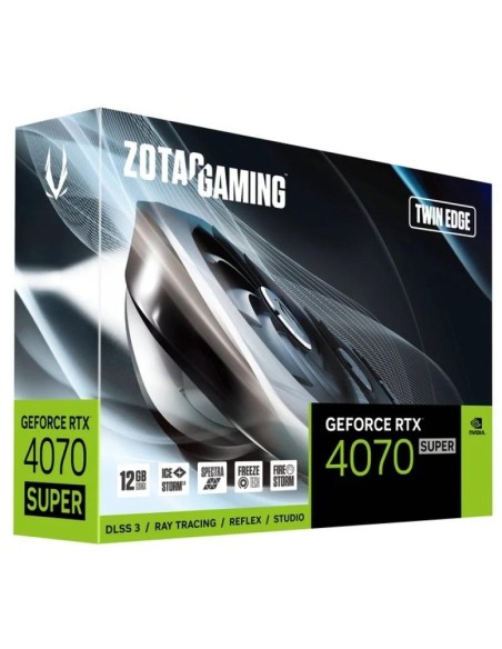 TARJETA DE VIDEO ZOTAC RTX4070 SUPER TWIN EDGE 12GB GDDR6X PCI 4.0