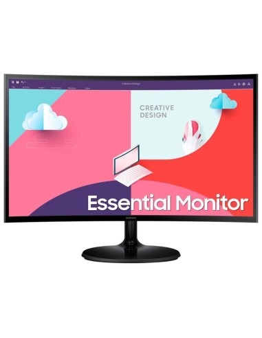 MONITOR SAMSUNG ESSENTIAL S3 24 CURVO LED FULL HD HDMI + VGA