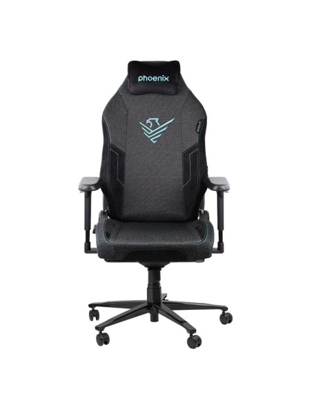 SILLA GAMING PHOENIX TELA MONARCH TALLA R BLACK/BLUE