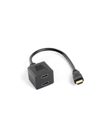 ADAPTADOR SPLITTER HDMI LANBERG X2 MONITOR 20CM