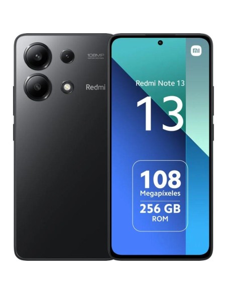 SMARTPHONE XIAOMI REDMI NOTE 13 6.67 FHD+ 8GB/256GB/108MP/NFC/4G BLACK