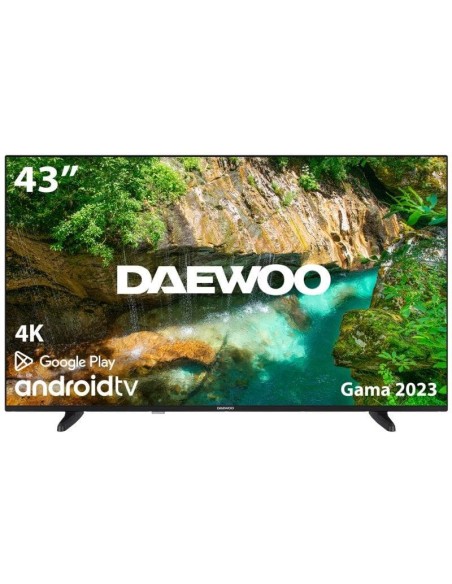 TELEVISOR DAEWOO 43 QLED 4K USB SMART TV ANDROID WIFI BLUETOOTH DOLBY