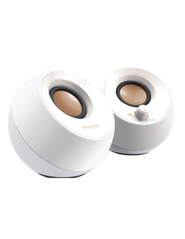 ALTAVOCES CREATIVE PEBBLE 2.0 USB WHITE