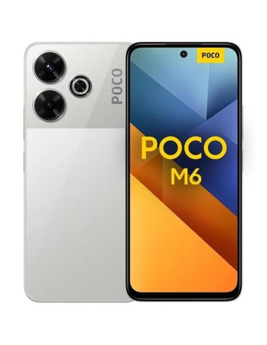 SMARTPHONE XIAOMI POCO M6 6.79 FHD+ HELIO G91 6GB/128GB/108MP/NFC/4G SILVER