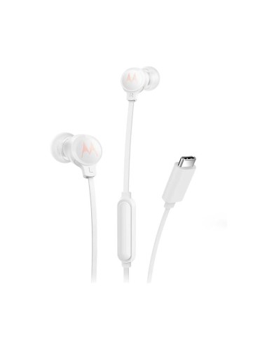 AURICULARES MOTOROLA 3C-S EARBUDS IN EAR USB-C WHITE