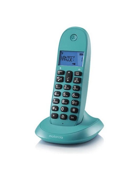 TELEFONO MOTOROLA C1001 LB+ DECT  WIRELESS TURQUESA