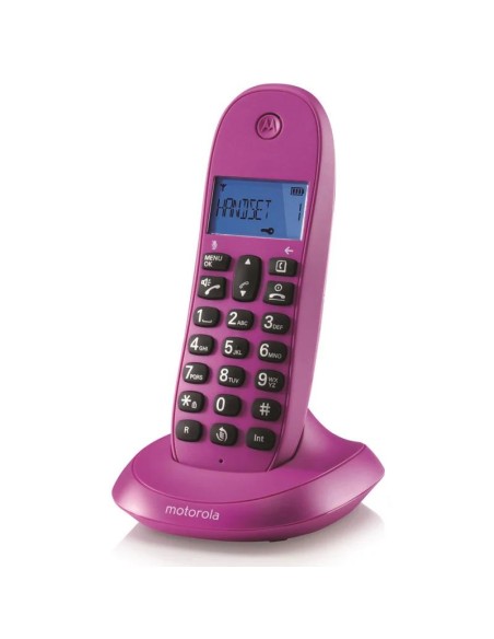 TELEFONO MOTOROLA C1001 LB+ DECT  WIRELESS VIOLETA