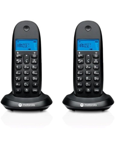 TELEFONO MOTOROLA C1002 CB+ DECT  WIRELESS BLACK ( 2UD )