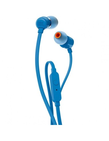 AURICULARES + MICROFONO JBL TUNE 110 IN EAR AUX BLUE