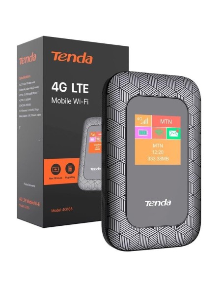 WIRELESS ROUTER PORTABLE TENDA WIFI 4G LTE 150MBPS V4.0 CON PANTALLA