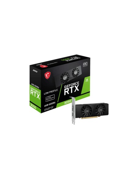 TARJETA DE VIDEO MSI RTX3050 OC LP 6GB GDDR6 PCIE 4.0