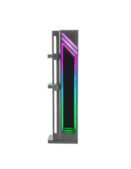 SOPORTE MARS GAMING PARA TARJETA DE VIDEO MAGNETICO RGB BLACK