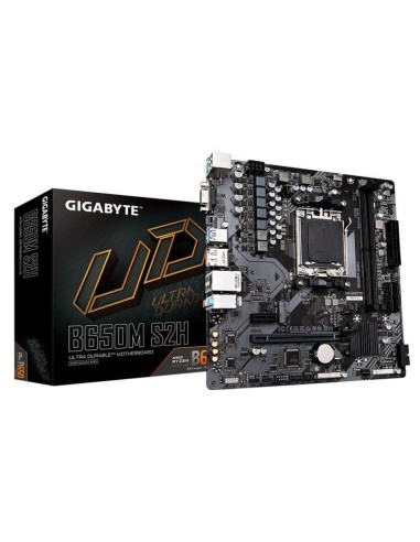 PLACA BASE GIGABYTE GA-B650M S2H AMD AM5 MATX 2XDDR5 VGA + HDMI + DP