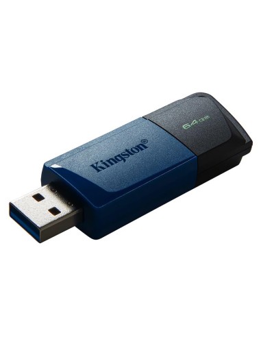 PEN DRIVE 64GB KINGSTON EXODIA USB 3.2 BLUE