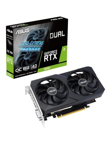 TARJETA DE VIDEO ASUS DUAL NVIDIA RTX3050 8GB V2 OC GDRR6 PCIE