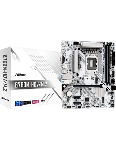 PLACA BASE ASROCK B760M-HDV DDR5 MATX HDMI +DP + VGA