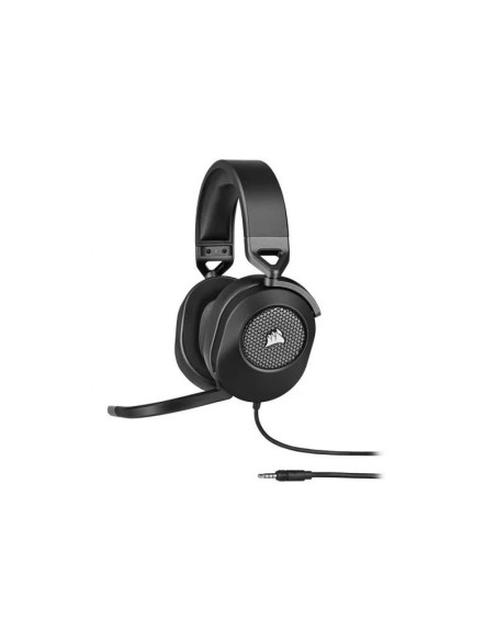 AURICULARES + MICROFONO CORSAIR HS65 USB GAMING HEADSET RGB 7.1 BLACK