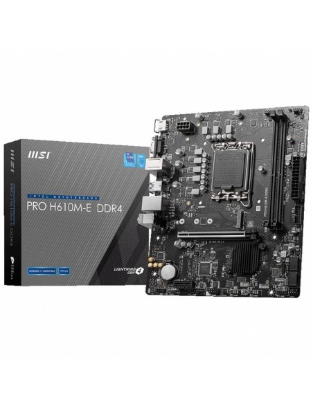 PLACA BASE MSI PRO H610M-E DDR4 MATX VGA + HDMI