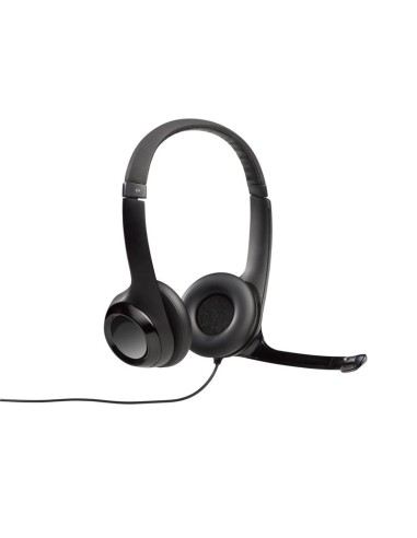 AURICULARES + MICROFONO LOGITECH H390 BLACK