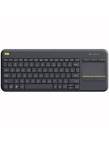 TECLADO LOGITECH K400 RF WIRELESS TOUCHPAD BLACK