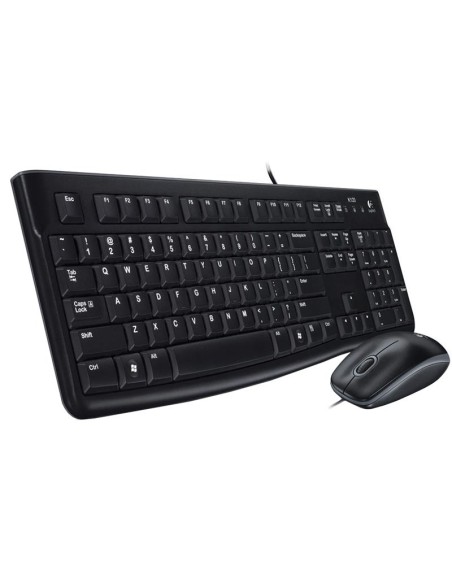 TECLADO + RATON LOGITECH MK120 USB BLACK