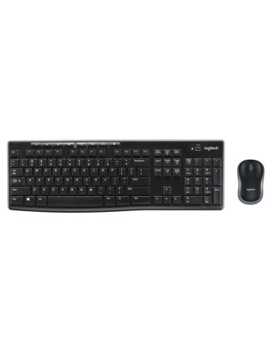 TECLADO + RATON LOGITECH MK270 WIRELESS BLACK