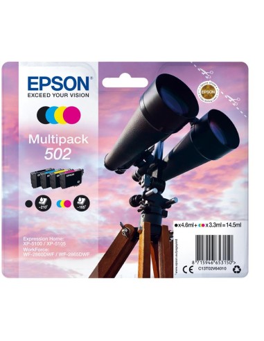 TINTA EPSON C13T02V64010 T02V6 MULTIPACK 502