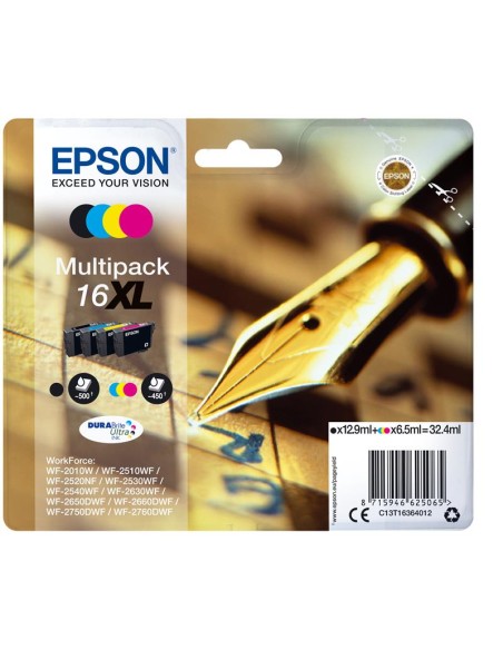 TINTA EPSON C13T16364012 T1636 MULTIPACK 16XL